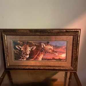 Beautiful giraffe wall decor